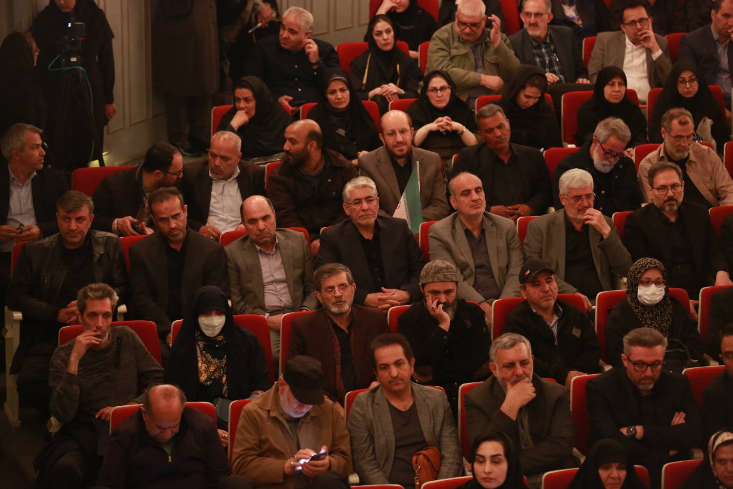 حضور رئیس سازمان سینمایی و مدیران سازمان در مراسم «امین ایران»>