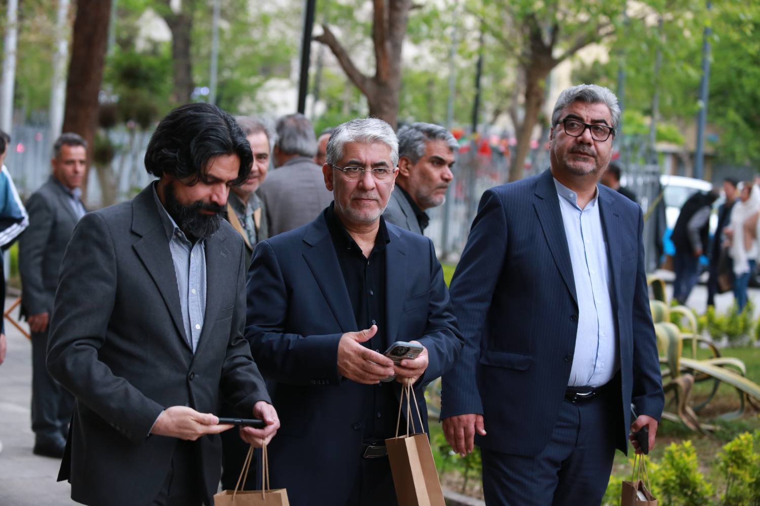 حضور رئیس سازمان سینمایی و مدیران سازمان در مراسم «امین ایران»>