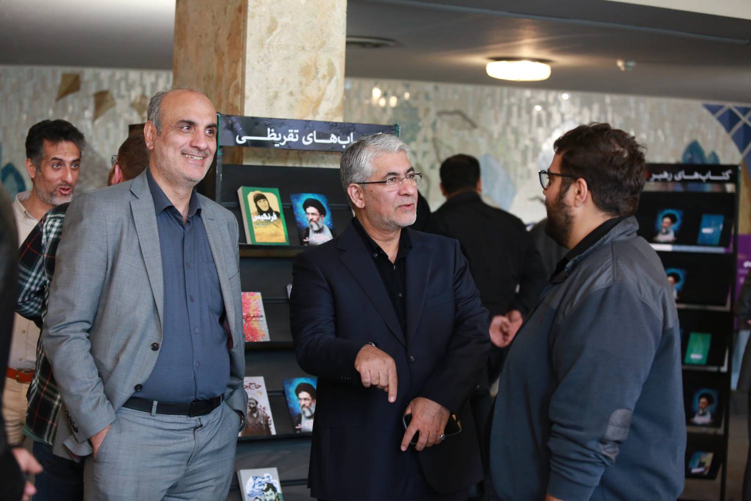حضور رئیس سازمان سینمایی و مدیران سازمان در مراسم «امین ایران»>