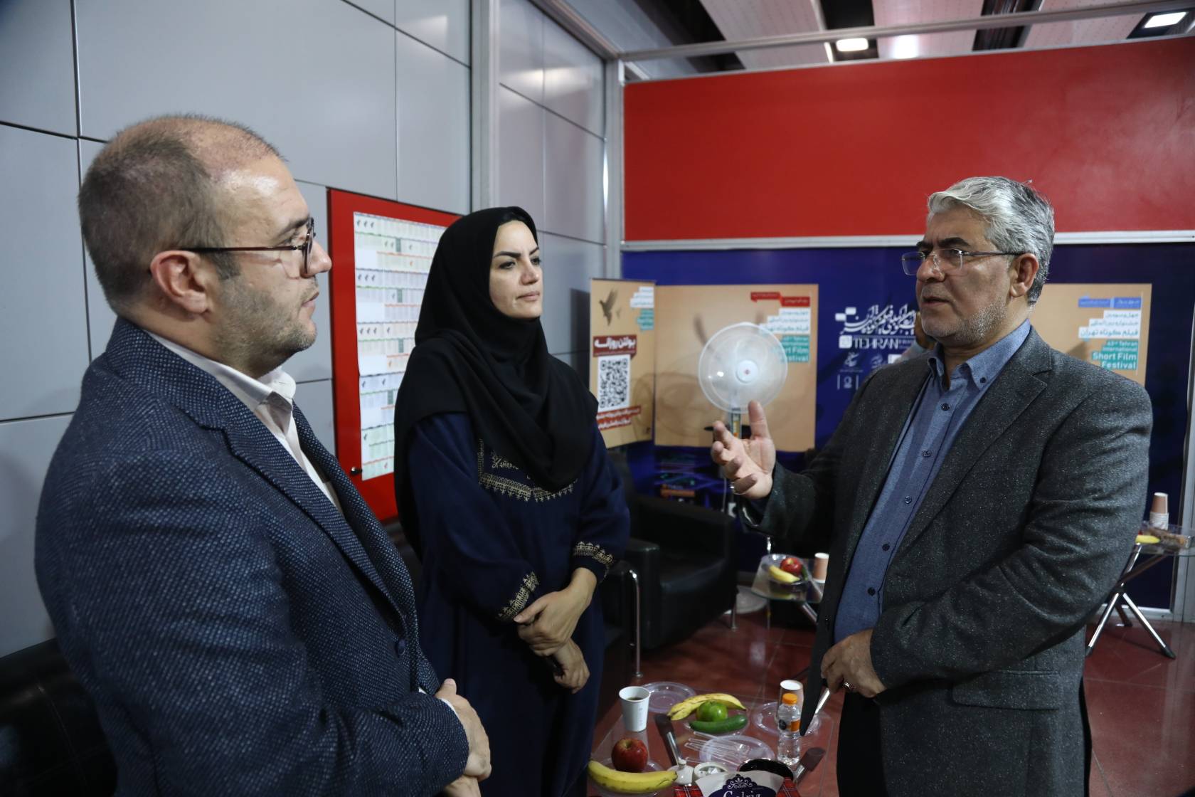 بازدید مدیر عامل مرکز گسترش از خانه جشنواره فیلم کوتاه تهران>